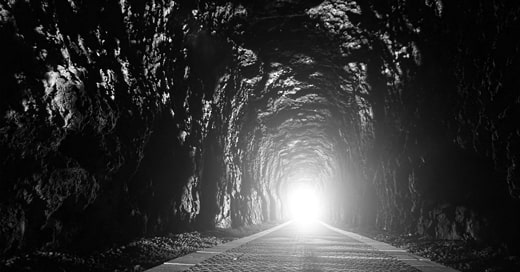 There’s light at the end of the tunnel…